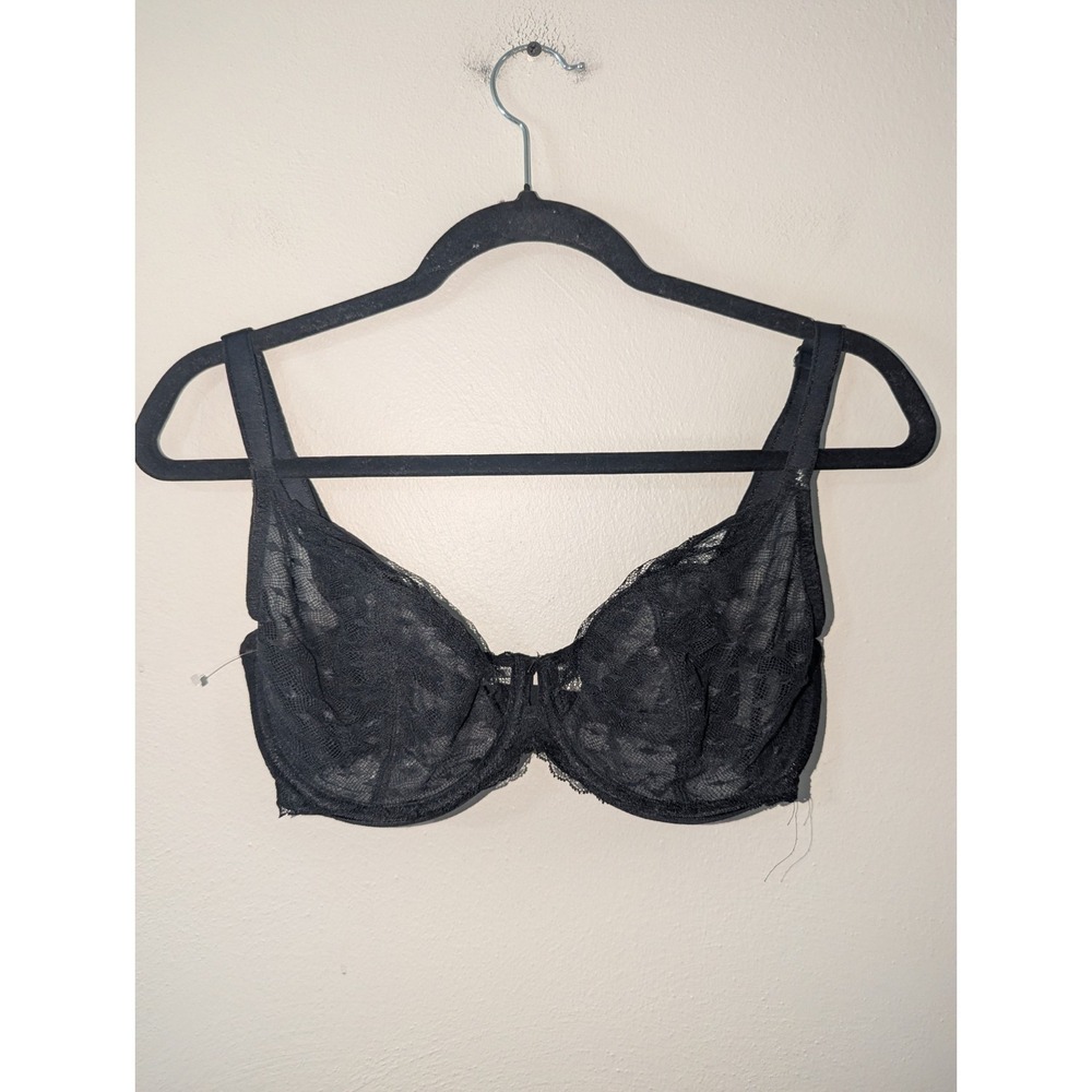 Freya Black Lace Undwire Bra Size 30I